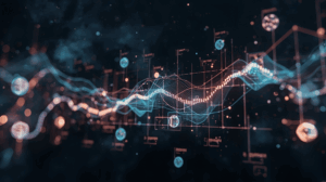 Infographic showing in-demand AI skills such as machine learning, data literacy, and AI ethics for modern employees.